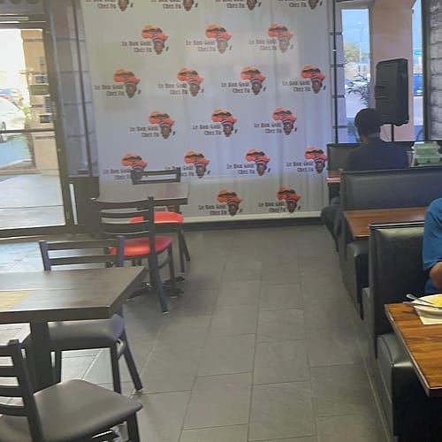 They come to dine with us