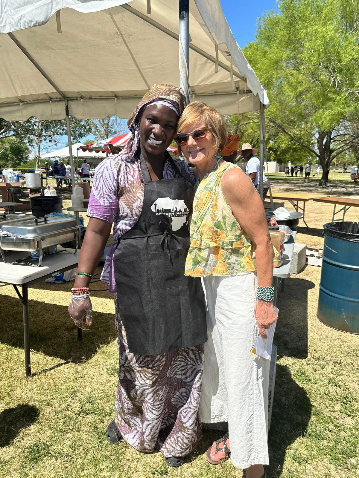 Fa catering an outdoor event